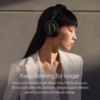 Bowers & Wilkins - B&W Px8 S2 Over-Ear BluetoothHeadphones - Onyx Black - Alternate Views
