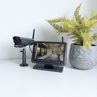 Defender - PhoenixM2 Non-WiFi. Plug-In Power Security System with 2 Metal Cameras - Black - Alternate Views