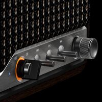 Edifier - S300 Tabletop Wireless Speaker (Each) - Black Walnut - Alternate Views