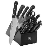 Henckels - Solution 16-pc Self-Sharpening Knife Block Set - Black - Alternate Views