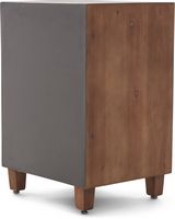 Adore Decor - Sawyer 3-Drawer Cabinet - Brown - Alternate Views