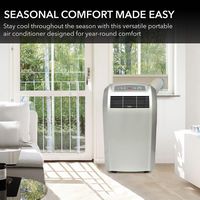 Whynter - 400 Sq. Ft. Portable Air Conditioner - Platinum - Alternate Views