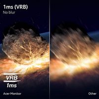 Acer - Nitro ED340CUR Gaming 34” 1500R 21:9 Curved QHD 200Hz 1ms FreeSync Premium Gaming Monitor ... - Alternate Views