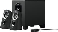 Logitech - Z313 2.1-Channel Speaker System (3-Piece) - Black - Alternate Views