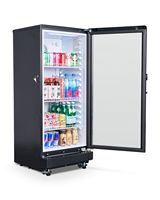 Premium Levella - 6.0 Cu. Ft. Single Door Display Refrigerator - Black - Alternate Views