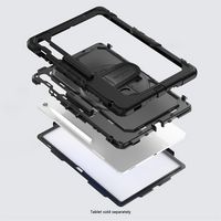 SaharaCase - Defense Series Heavy Duty Case with Hand Strap for Samsung Galaxy Tab S10 FE+ - Scor... - Alternate Views