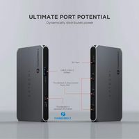 Satechi - Thunderbolt 4 Slim Hub - 5-in-1 Dock- USB-C 60W, Single 8k or Dual 4K Display, 4 Thunde... - Alternate Views