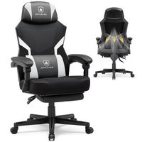 GTPlayer - Ergonomic Mesh Gaming Chair - White - Alternate Views