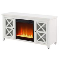 Camden&Wells - Portland Crystal Fireplace TV Stand for Most TVs up to 55