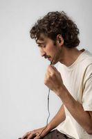 Skullcandy - JIB USB-C Wired Earbuds - Black - Alternate Views