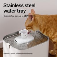 PETLIBRO - Dockstream 2 Smart Fountain, App Monitoring 3L Pet Water Fountain - White / Ivory - Alternate Views