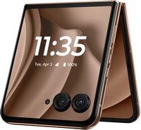 Motorola - razr+ 2025 256GB (Unlocked) - PANTONE Mocha Mousse - Alternate Views