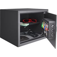 Barska - WL80 WardenLight Mini LED Digital Keypad Safe - Black - Alternate Views
