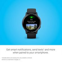 Garmin - vívoactive 5 GPS Smartwatch 42 mm Fiber-reinforced polymer - Slate Aluminum and Black - Alternate Views