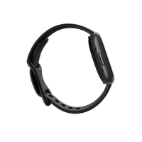 Google - Fitbit Versa 4 Fitness Smartwatch - Works with Android and iOS - Graphite - (2022) - Alternate Views