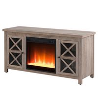 Portland Crystal Fireplace TV Stand for Most TVs up to 55