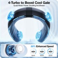 TORRAS - COOLiTE Portable Foldable Neck Fan - Space Black - Alternate Views