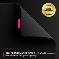 SteelSeries - QcK Performance Gaming Mouse Pad XL - Speed - Black - Alternate Views