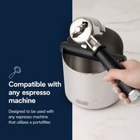 De'Longhi - Coffee Knock Box - Stainless Steel - Alternate Views