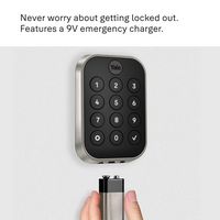 Yale - Assure Lock 2 - Smart Lock Keyless Bluetooth Deadbolt with Push Button Keypad Access - Sat... - Alternate Views