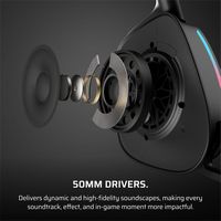 CORSAIR - VOID v2 Wireless Gaming Headset for PC, PS5, PS4, Nintendo Switch, and Mobile - Carbon - Alternate Views