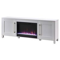 Camden&Wells - Yarmouth Crystal Fireplace TV Stand for Most TVs up to 75