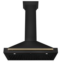 ZLINE - 36 inches - Convertible & Externally Vented - Wall Range Hood - Alternate Views