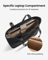 tomtoc Laptop Tote Bag for Women, Laptop Work Shoulder Bag with Device Compartment fits up to 16 ... - Alternate Views