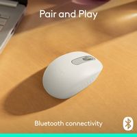 Logitech - M196 Lightweight Bluetooth Wireless Optical Mouse Compact 3-Button Ambidextrous Mouse ... - Alternate Views