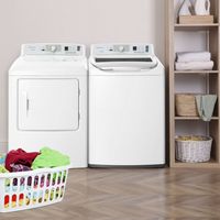 Insignia™ - 4.1 Cu. Ft. High Efficiency Top Load Washer - White - Alternate Views