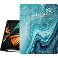 SaharaCase - Marble Series Folio Case for Apple iPad Pro 12.9 (4th, 5th, and 6th Gen 2020-2022) -... - Alternate Views