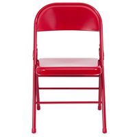Alamont Home - Hercules Folding Chair - Red - Alternate Views