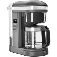 KitchenAid - 12-Cup Drip Coffee Maker with Spiral Showerhead - Matte Charcoal Gray - Alternate Views