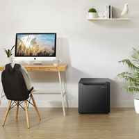 Insignia™ - 1.7 Cu. Ft. Mini Fridge with Door Storage and ENERGY STAR Certification - Black - Alternate Views