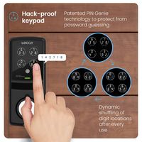 Lockly - Model 7S Deadbolt Smart Lock with Touchscreen/Key Access/Auto Lock/Bluetooth App Control... - Alternate Views