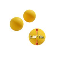 MD Sports Roll and Score Arcade Game Replacement Balls (3 Pack) - Yellow - Alternate Views