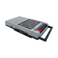 QFX - Cassette Player and Recorder with Bluetooth and USB - Silver - Alternate Views