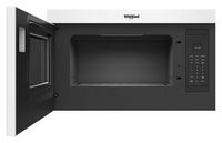 Whirlpool - 1.1 Cu. Ft. Over-the-Range Microwave with Flush Built-in Design - White - Alternate Views