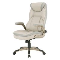 Office Star Products - Exec Bonded Lthr Office Chair - Taupe / Cocoa - Alternate Views