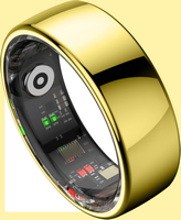 IMIKI - Smart Ring – Waterproof Fitness Tracker w/ Health & Sleep Monitoring, Touch Function – Si... - Alternate Views