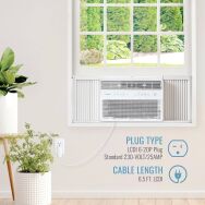 Keystone - 24,000 BTU 1,500 Sq. Ft. 230V Window Mounted Inverter Air Conditioner with Remote Cont... - Alternate Views