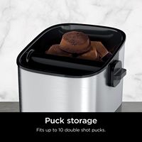Ninja - Luxe Café Knock Box, Accessories for Espresso Machine, Non-slip Base, Holds 10 Double Sho... - Alternate Views