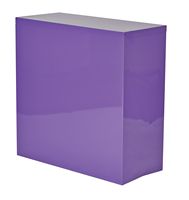 OSP Home Furnishings - Metal Bookcase - Purple - Alternate Views