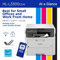 Brother - HL-L3300CDW Wireless Digital Color Printer with Laser Quality Output and Convenient Cop... - Alternate Views