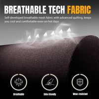 GTPlayer - GT905 Adjustable Gaming Chair with Breathable Fabric - Brown - Alternate Views