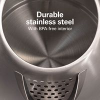 Hamilton Beach - 1.7 Liter Electric Kettle - Stainless Steel - Alternate Views