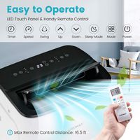 Costway 13,000 BTU Portable Air Conditioner Cools up to 600 sq.ft with Cool, Fan, Heat & Dehumidi... - Alternate Views