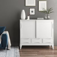 Simpli Home - Harper Medium Storage Cabinet - White - Alternate Views