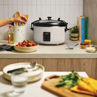 bella PRO - 5-qt. Programmable Slow Cooker - Oatmilk - Alternate Views