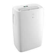 LG - 300 Sq. Ft. 7,000 BTU DOE Portable Air Conditioner - White - Alternate Views